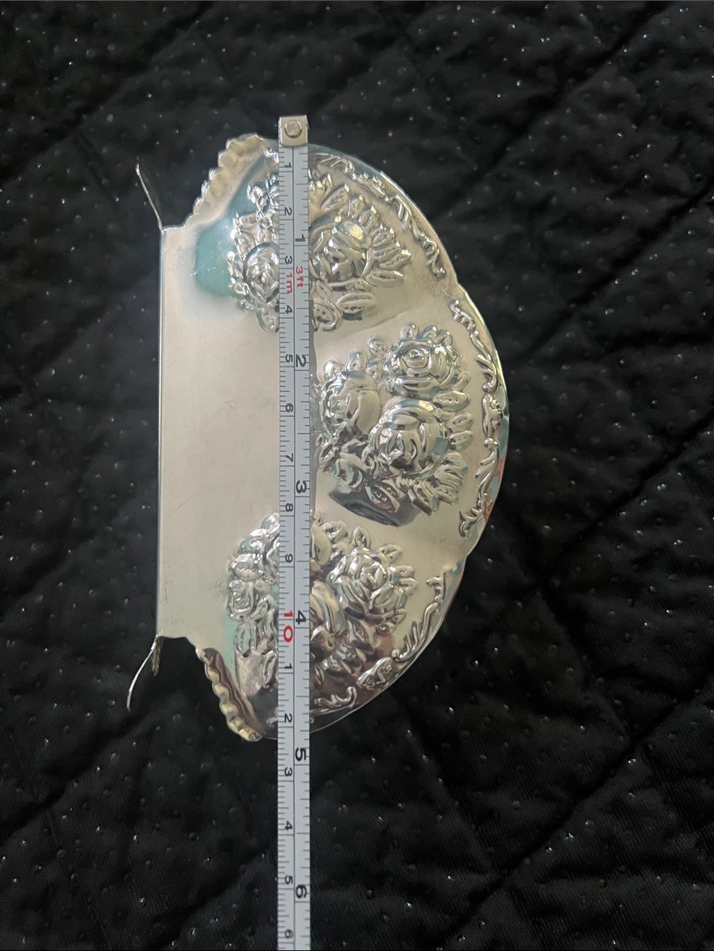 Vintage Elegance E.P. Steel Ornate Floral Napkin Letter Holder - Picture 6 of 6